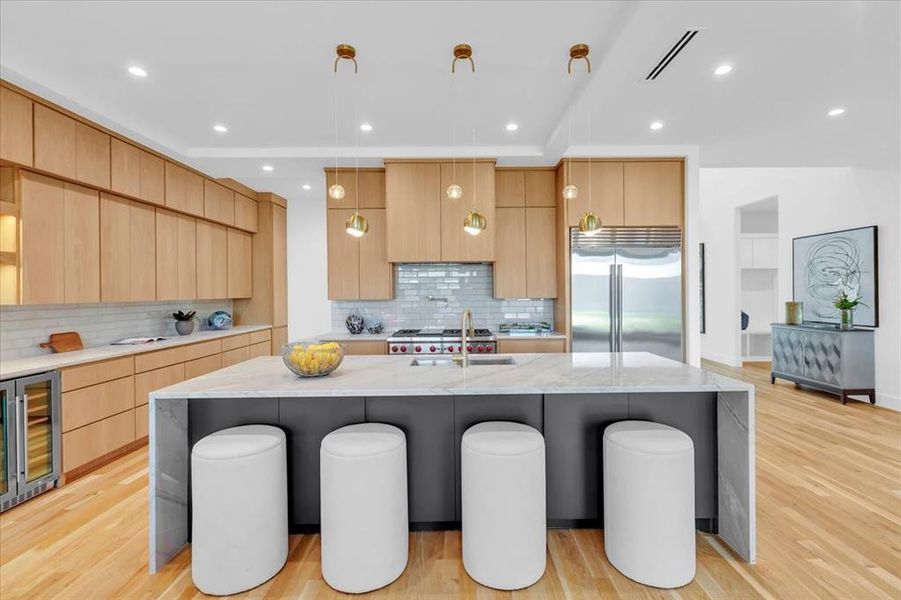 Furnished interior view inside a new home in , Dallas (Image 9).