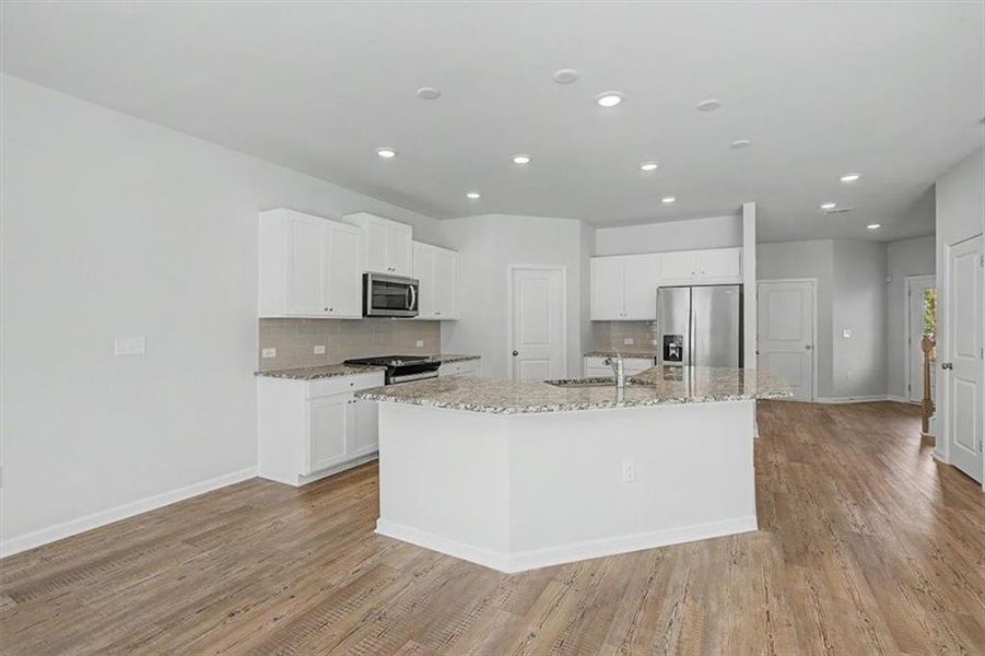Furnished interior view inside a new home in , Grayson (Image 8).