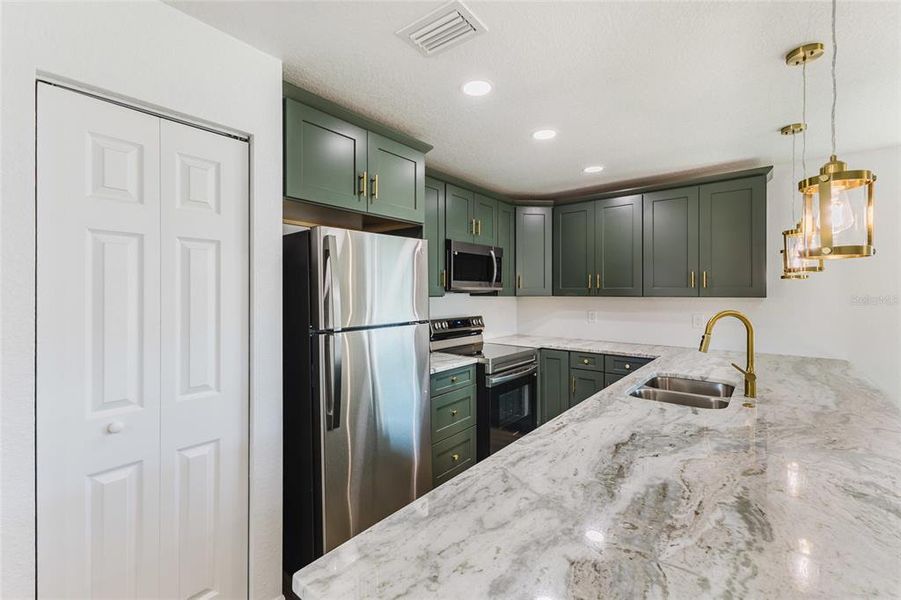 Furnished interior view inside a new home in , Englewood (Image 10).