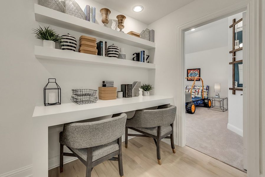 Representative furnished interior of a home built from the Grand Heritage by Grand Homes in Grand Oaks, Celina (Image 23).