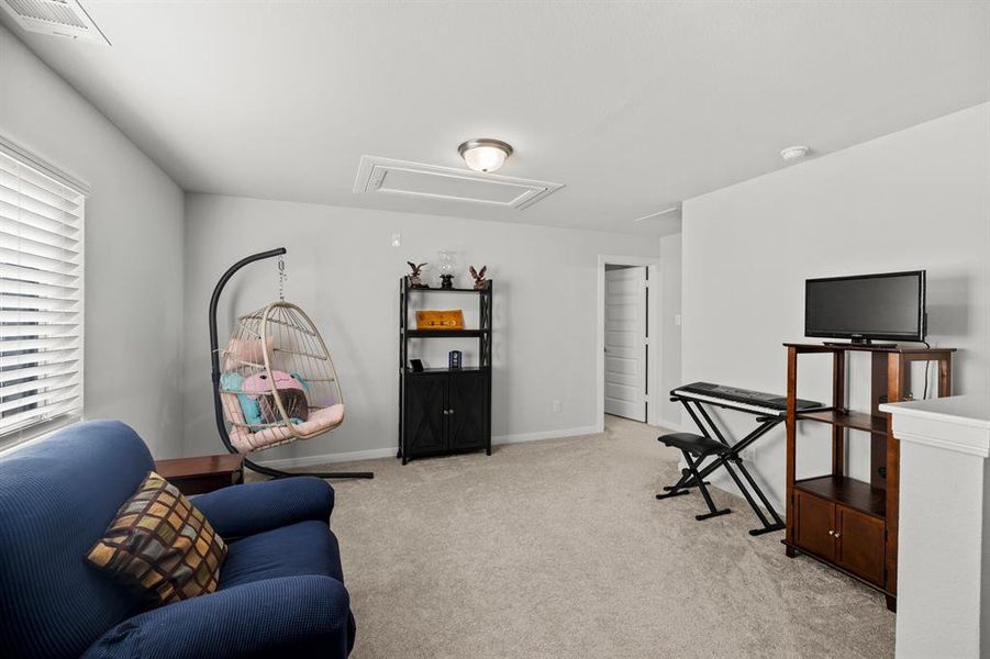 Furnished interior view inside a new home in Monterra - Gardens, Fate (Image 22). Furnished interior view inside a new home in Monterra - Gardens, Fate (Image 22).