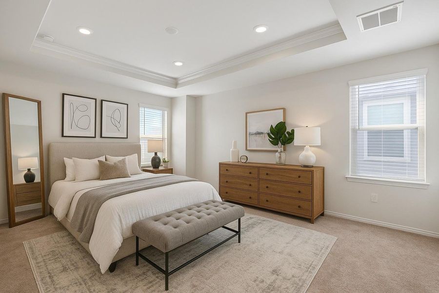 Furnished interior view inside a new home in Carlson Place, Georgetown (Image 8).