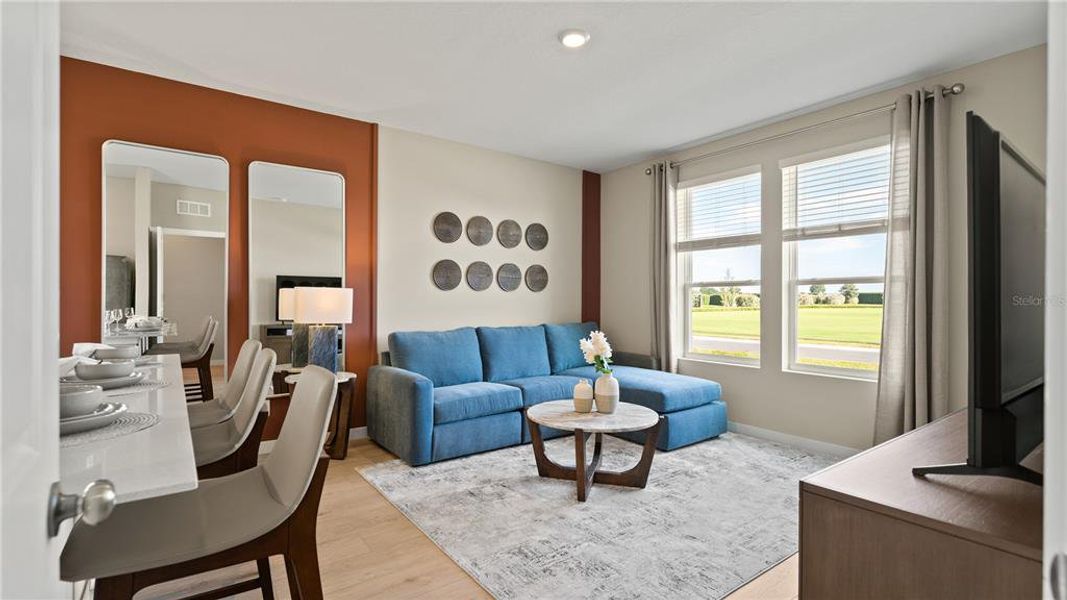 Furnished interior view inside a new home in , Clermont (Image 4).