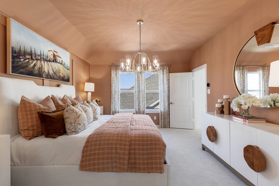 Representative Primary Bedroom - some options shown