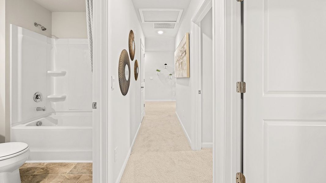Representative furnished interior of a home built from the Cabral by D.R. Horton in Poplar Preserve, Newnan (Image 24).