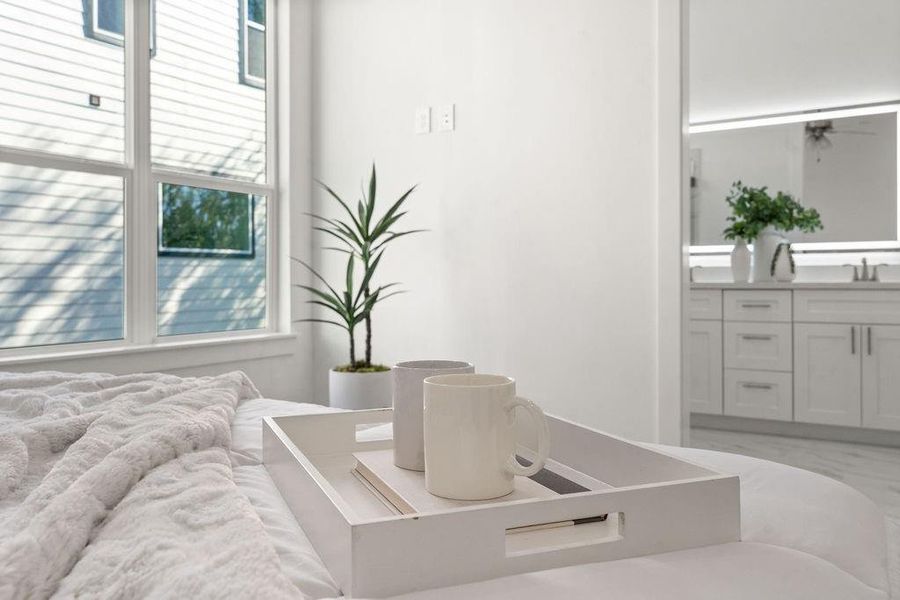 Furnished interior view inside a new home in , Houston (Image 12).