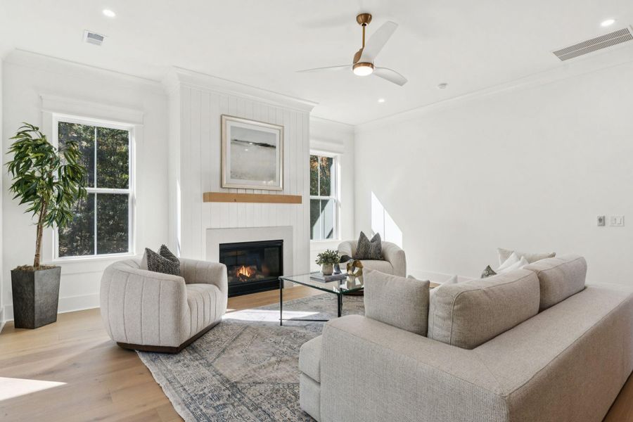 Furnished interior view inside a new home in , Mount Pleasant (Image 14).