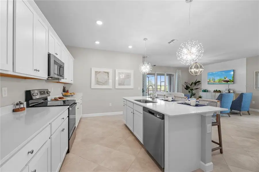 Furnished interior view inside a new home in Lennar at Turnleaf, Punta Gorda (Image 7).