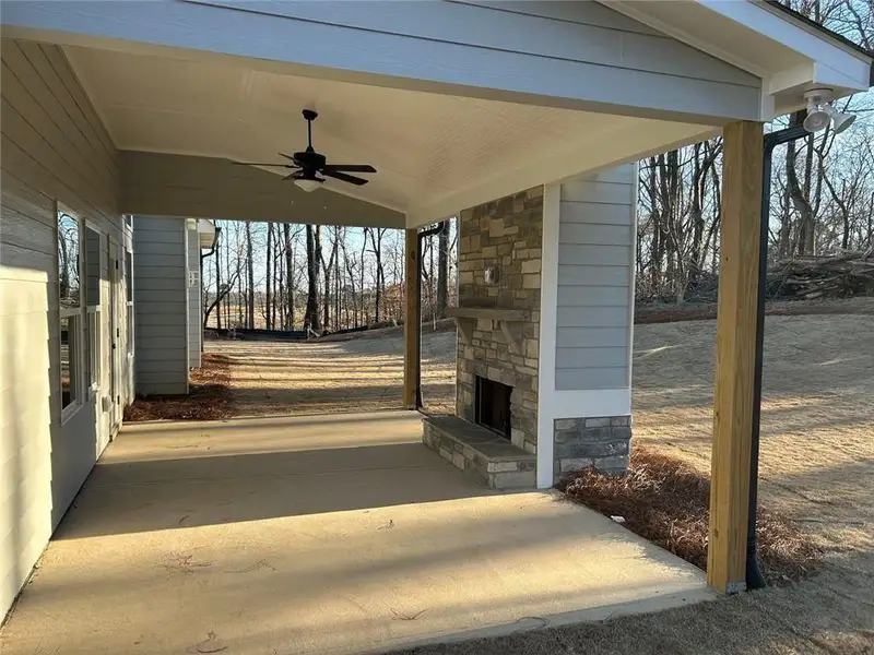 Exterior details and patio area of a home in , Dallas (Image 4). Exterior details and patio area of a home in , Dallas (Image 4).