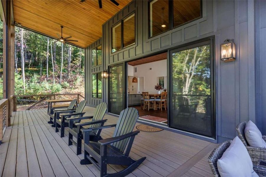 Exterior details and patio area of a home in , Ellijay (Image 21). Exterior details and patio area of a home in , Ellijay (Image 21).