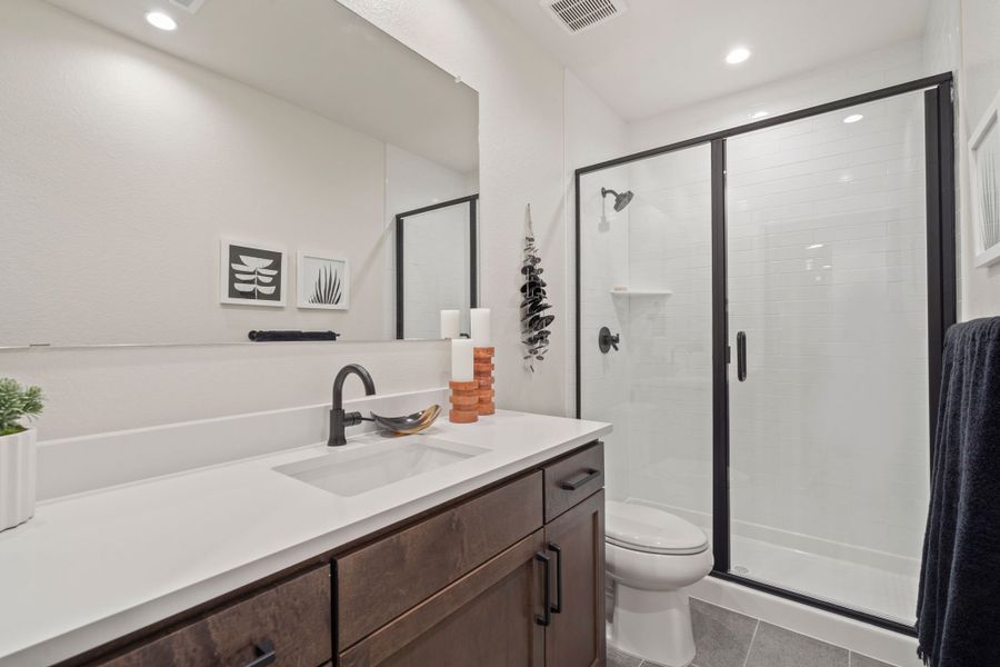 Representative furnished interior of a home built from the 1 by Trumark Homes in RainDance, Windsor (Image 16).