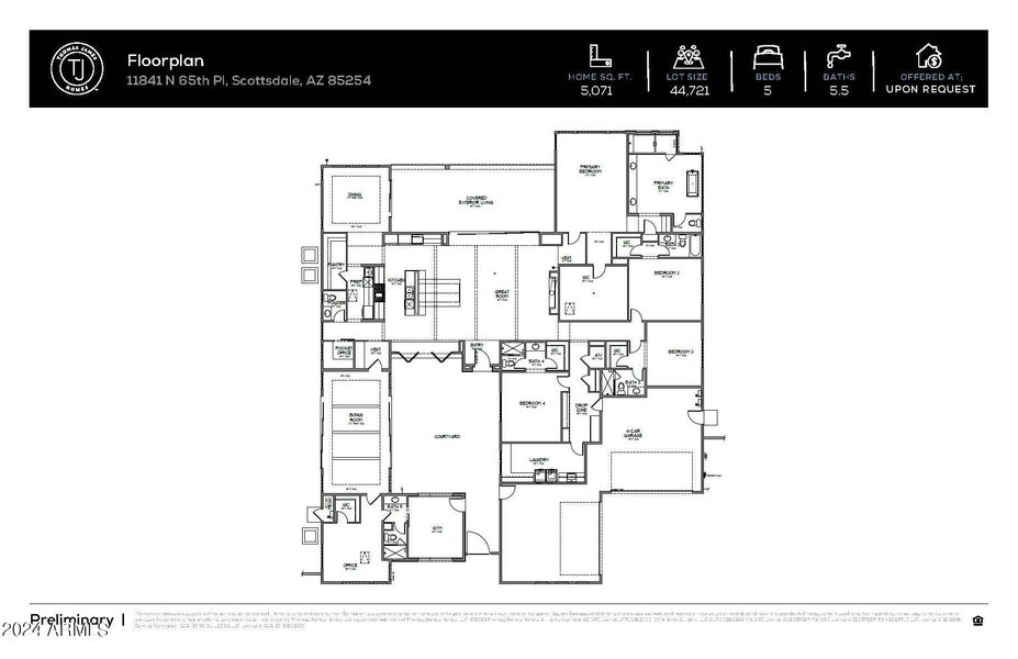 Floorplan - 11841 N 65th Pl