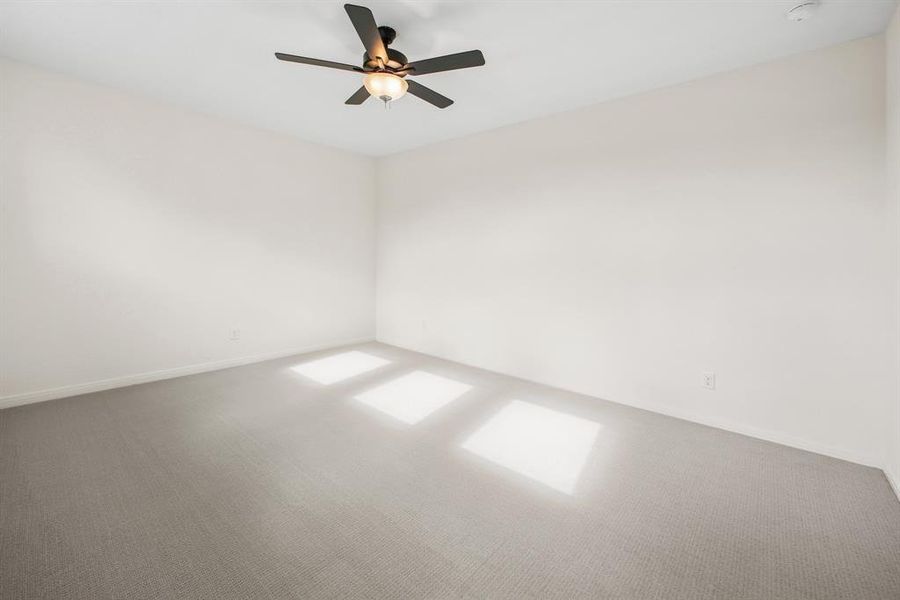 Spacious, unfurnished interior of a new home in Tavolo Park Cottages, Fort Worth (Image 27). Spacious, unfurnished interior of a new home in Tavolo Park Cottages, Fort Worth (Image 27).