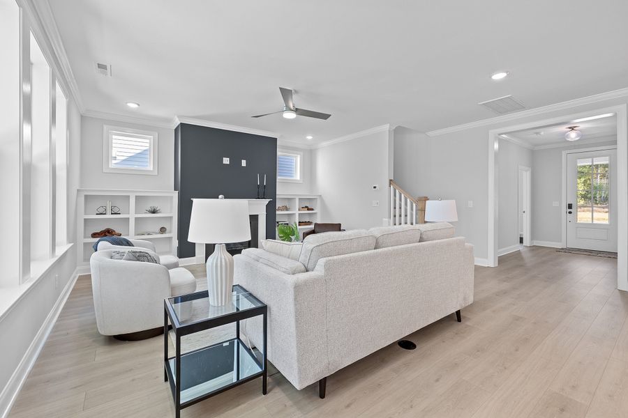 Representative furnished interior of a home built from the The Whitley by RobuckHomes in Kennebec Crossing, Angier (Image 75). Representative furnished interior of a home built from the The Whitley by RobuckHomes in Kennebec Crossing, Angier (Image 75).