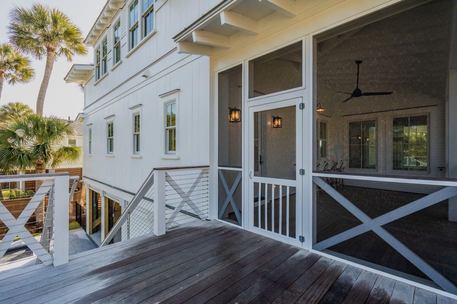 Exterior details and patio area of a home in , Folly Beach (Image 35).