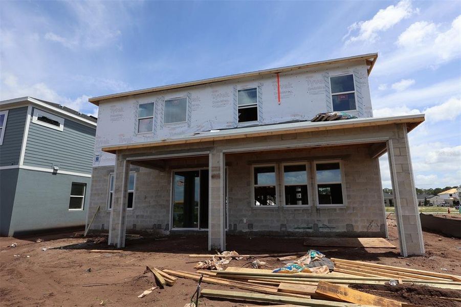 In-progress construction of a new home in Bay Lake Farms, St. Cloud, FL (Image 11).