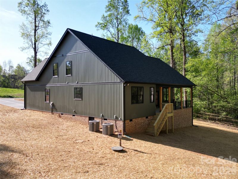 Exterior details and patio area of a home in , Statesville (Image 3).
