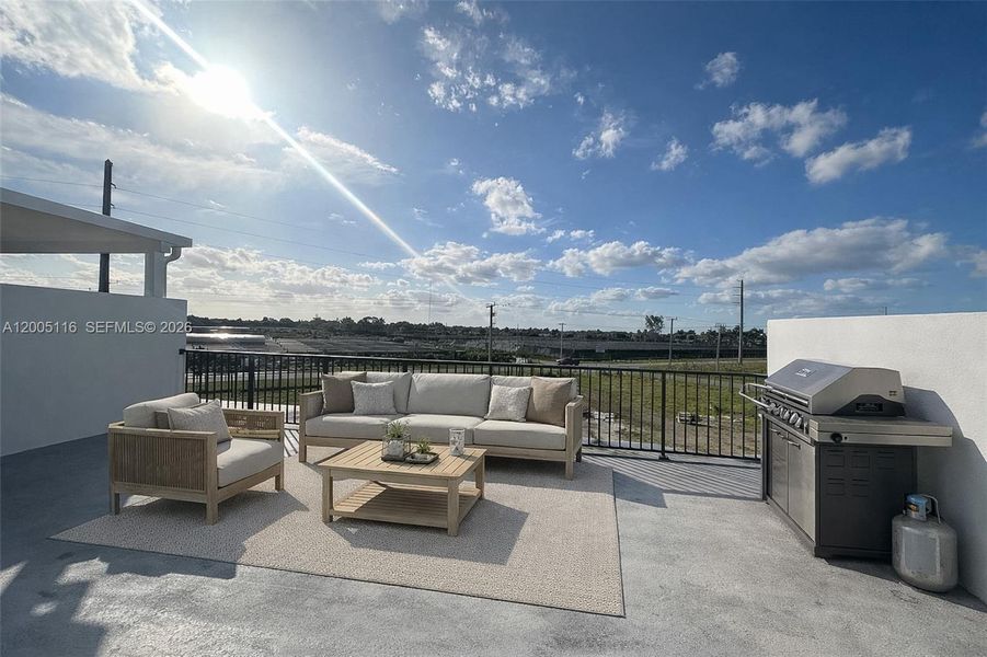 Virtually Staged, Terrace