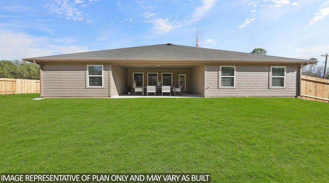 Exterior details and patio area of a home in Williams Reserve East, Conroe (Image 2). Exterior details and patio area of a home in Williams Reserve East, Conroe (Image 2).