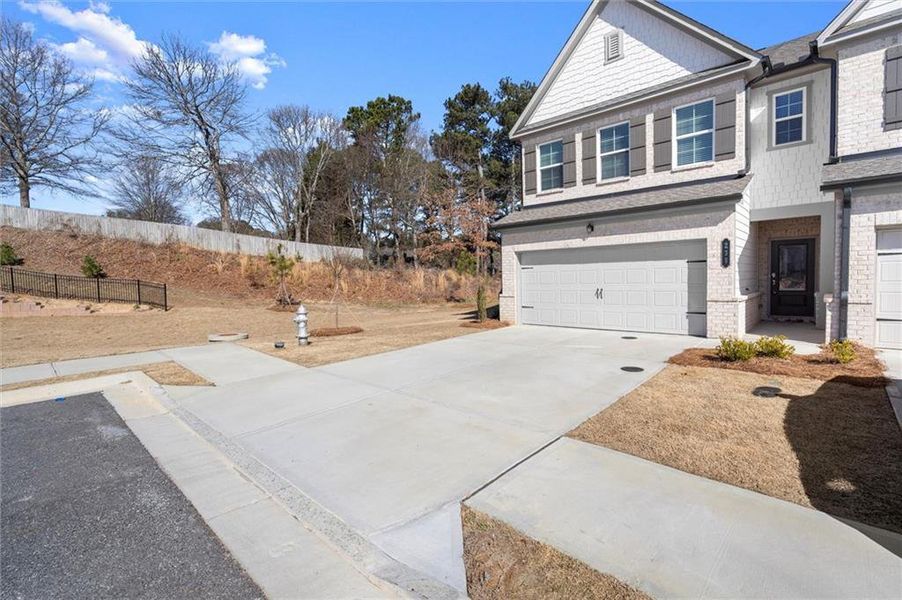 Exterior details and patio area of a home in Residences at Gateway, Bethlehem (Image 25).