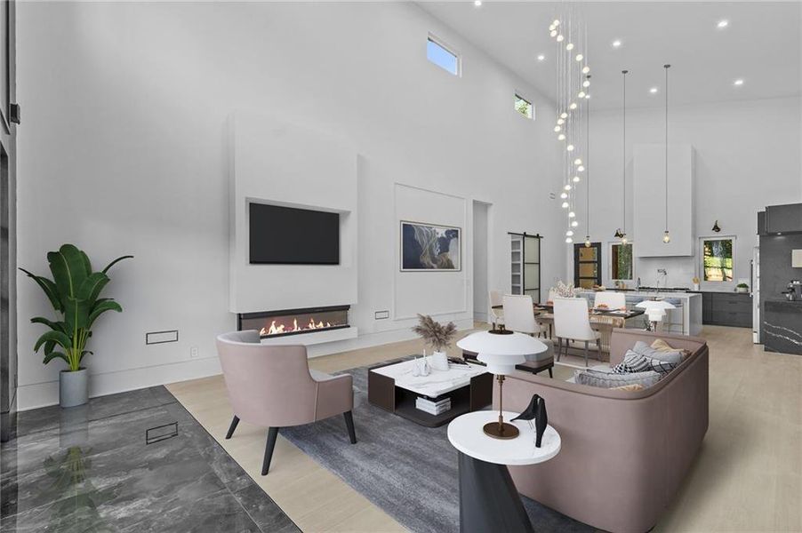 Furnished interior view inside a new home in , Winder (Image 5).