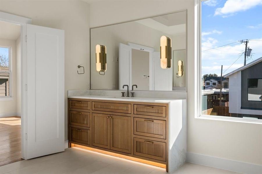 Furnished interior view inside a new home in , Dallas (Image 6). Furnished interior view inside a new home in , Dallas (Image 6).