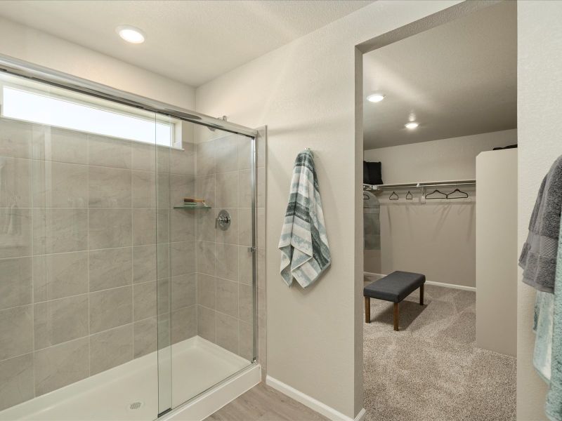 Furnished interior view inside a new home in Poudre Heights: The Lakes Collection, Windsor (Image 22).