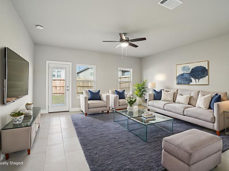 Furnished interior view inside a new home in Lark Canyon, New Braunfels (Image 6).