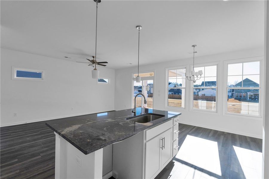 Furnished interior view inside a new home in Brownstone Park, Easley (Image 7).