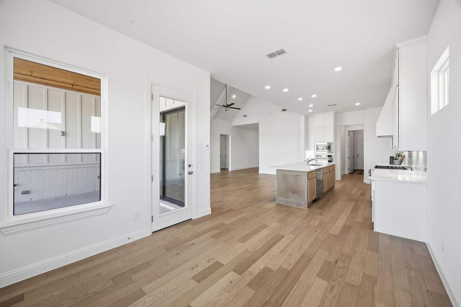 Furnished interior view inside a new home in Highland Crossing, Celina (Image 9).