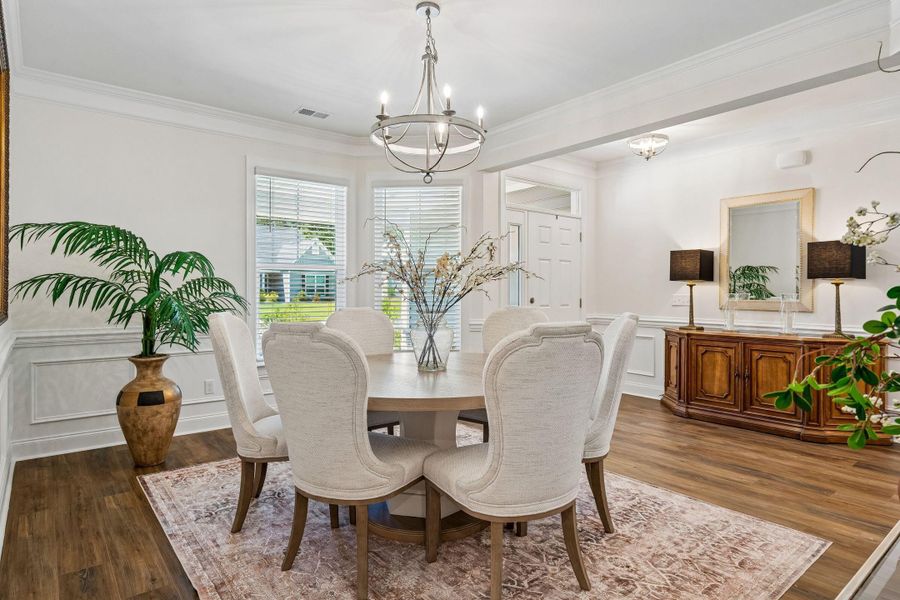 Furnished interior view inside a new home in , Huger (Image 42).