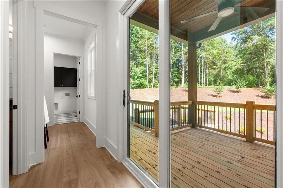 Exterior details and patio area of a home in , Canton (Image 37).