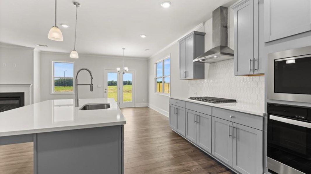 Furnished interior view inside a new home in Hamptons at Riverwood East, Dallas (Image 7).