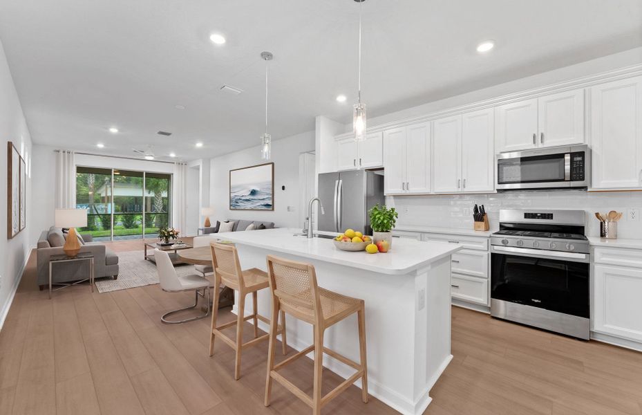 Furnished interior view inside a new home in Del Webb River Reserve, Spring Hill (Image 11).