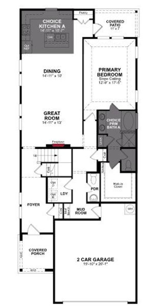 2D floor plan layout of this home in Churchill, Anna, TX (Image 2). 2D floor plan layout of this home in Churchill, Anna, TX (Image 2).