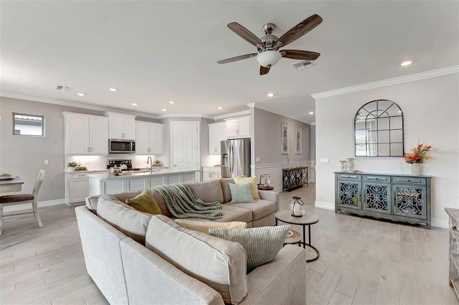 Furnished interior view inside a new home in , Nokomis (Image 16).