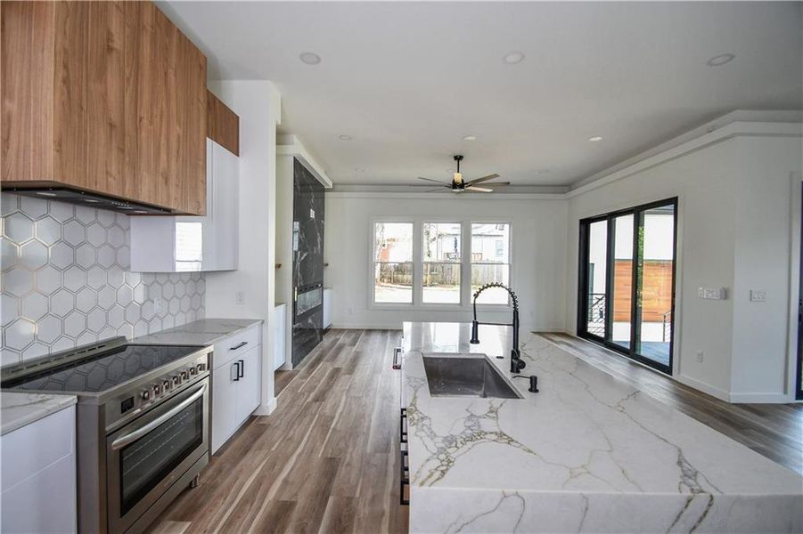 Furnished interior view inside a new home in , Atlanta (Image 15).