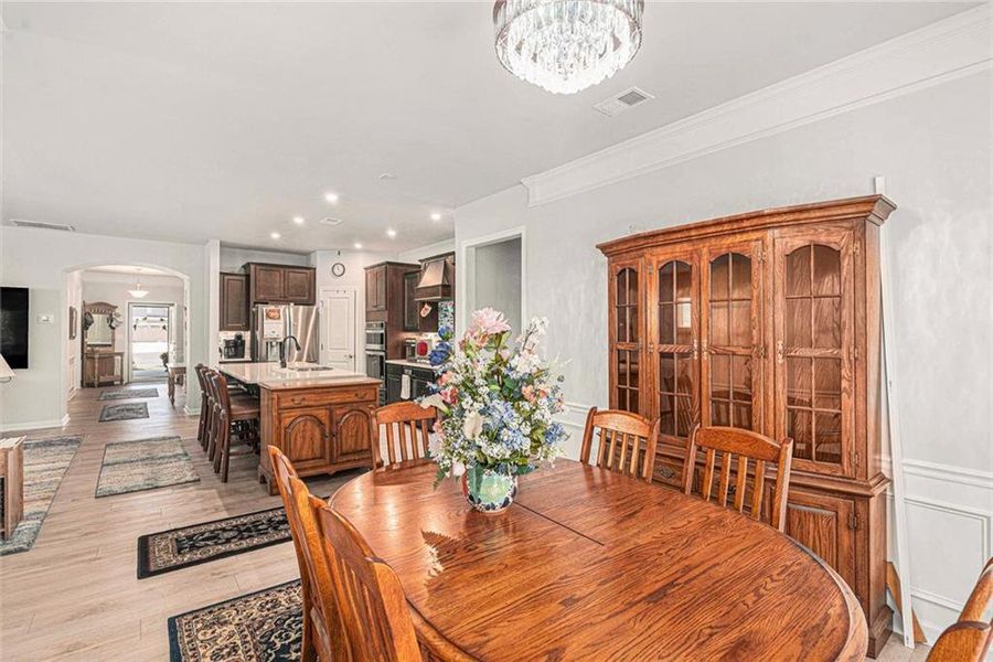 Furnished interior view inside a new home in , Griffin (Image 7).