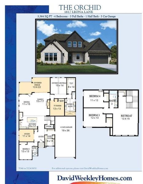 The Orchid offers high ceilings, open design and lots of flexibility with living spaces