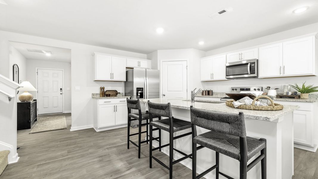 Furnished interior view inside a new home in Mount Hope Estates, Winston-Salem (Image 14). Furnished interior view inside a new home in Mount Hope Estates, Winston-Salem (Image 14).