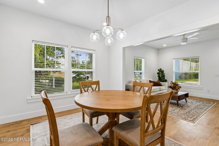 Furnished interior view inside a new home in , Jacksonville (Image 14).