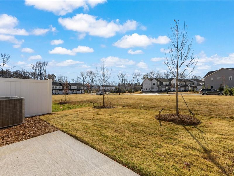 Exterior details and patio area of a home in Fifteen 15 Cannon, Charlotte (Image 3).