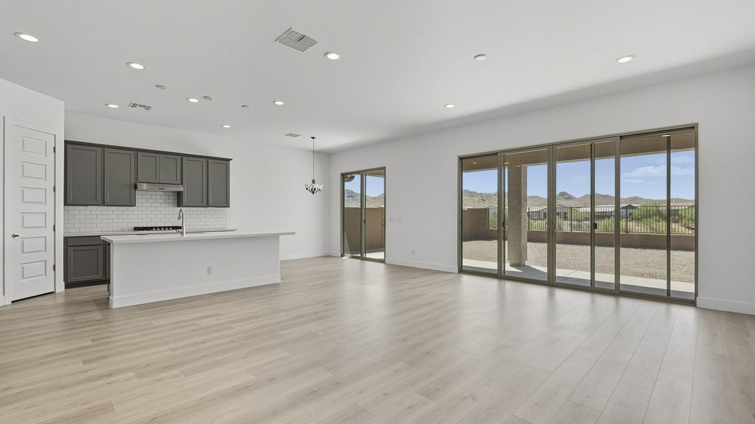 Furnished interior view inside a new home in Hacienda at Estrella, Goodyear (Image 14).