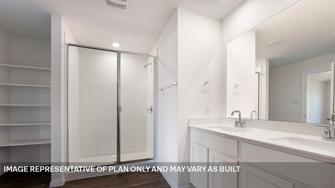 Furnished interior view inside a new home in Southgrove, Kyle (Image 6).