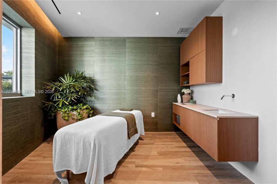 Furnished interior view inside a new home in , Miami (Image 11).