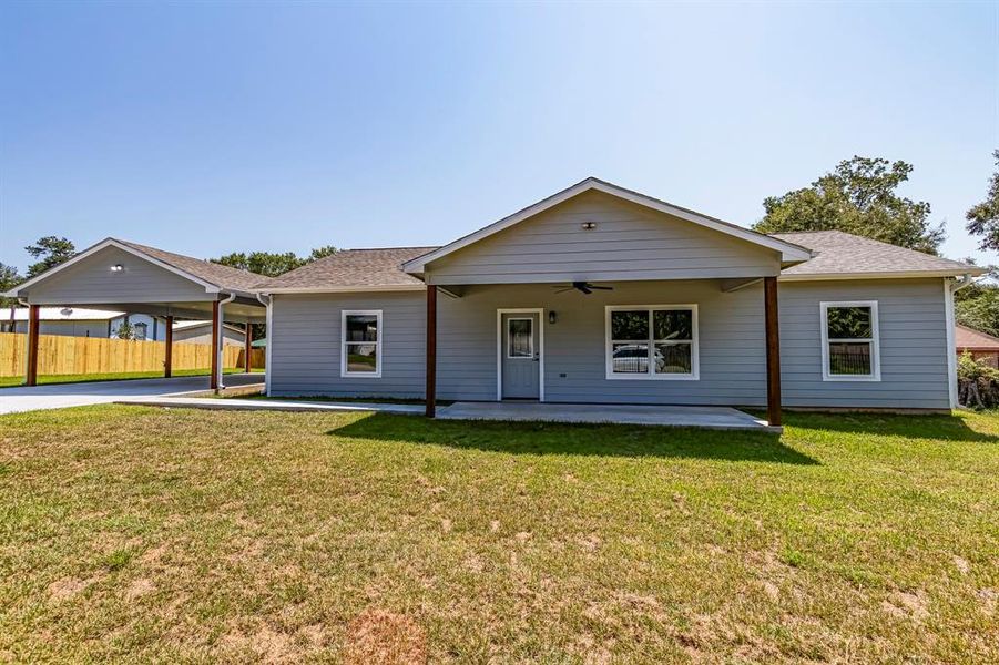 Front exterior of a new home in , Livingston, TX, highlighting curb appeal (Image 12). Front exterior of a new home in , Livingston, TX, highlighting curb appeal (Image 12).