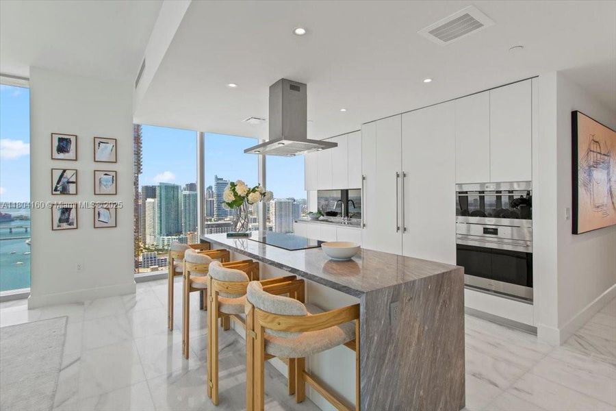 Furnished interior view inside a new home in , Miami (Image 24).