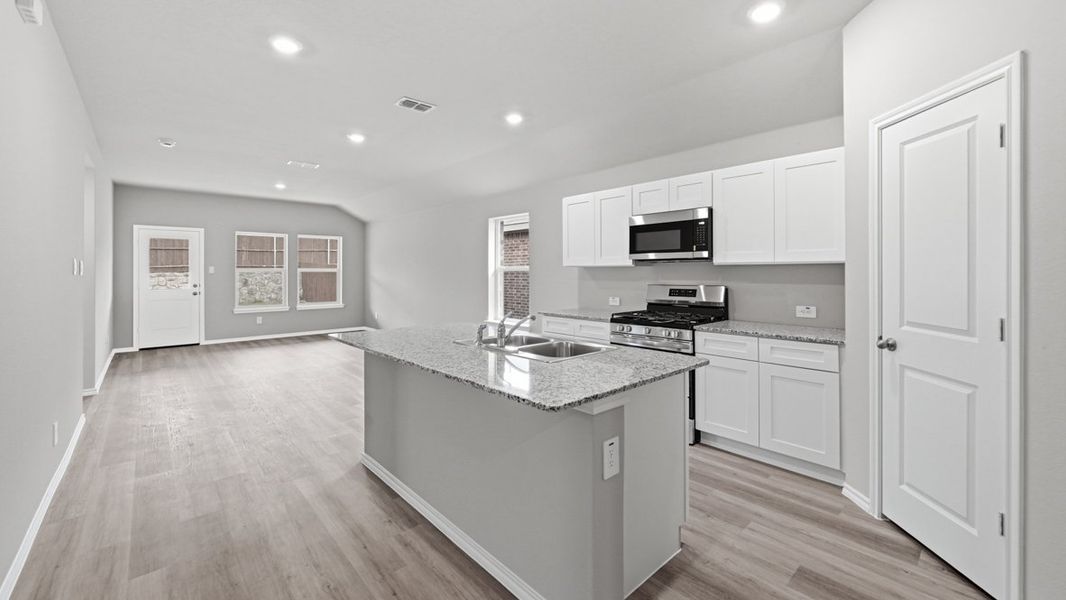 Furnished interior view inside a new home in Hickory Grove, Krum (Image 5).