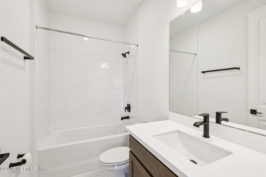 Furnished interior view inside a new home in Brookside at Shearwater, St. Augustine (Image 13).