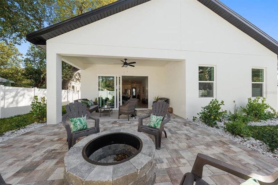 Exterior details and patio area of a home in , Dunedin (Image 23).